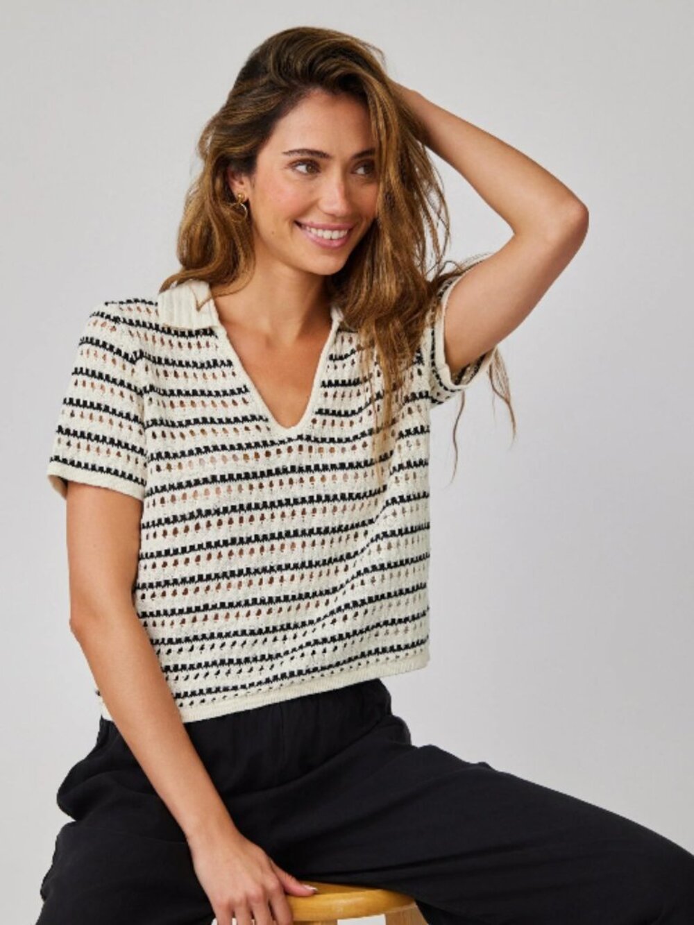 Bella Dahl Collared Popover Sweater